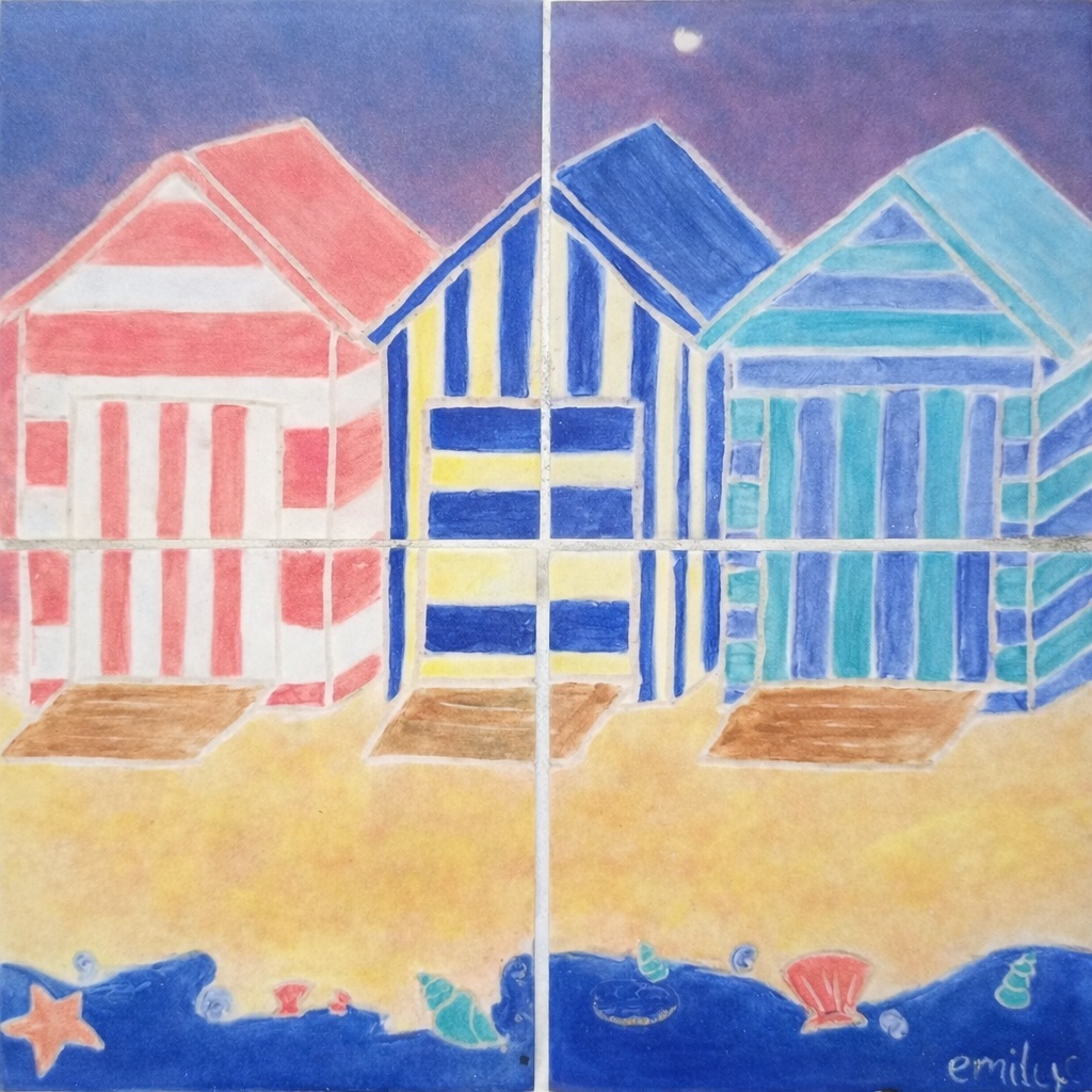 Beach huts near Hampton