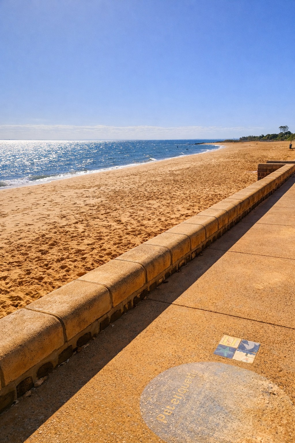Beach walkway at Hampton